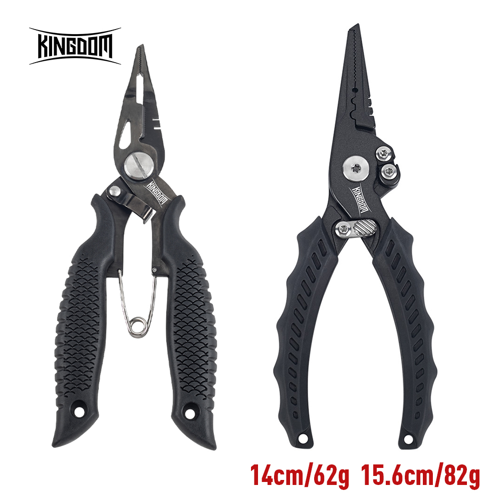 Fishing Hook Sharpener - Kingdom Angelzange, multifunktionaler Split-Ring, Drahtschneider, Haken,