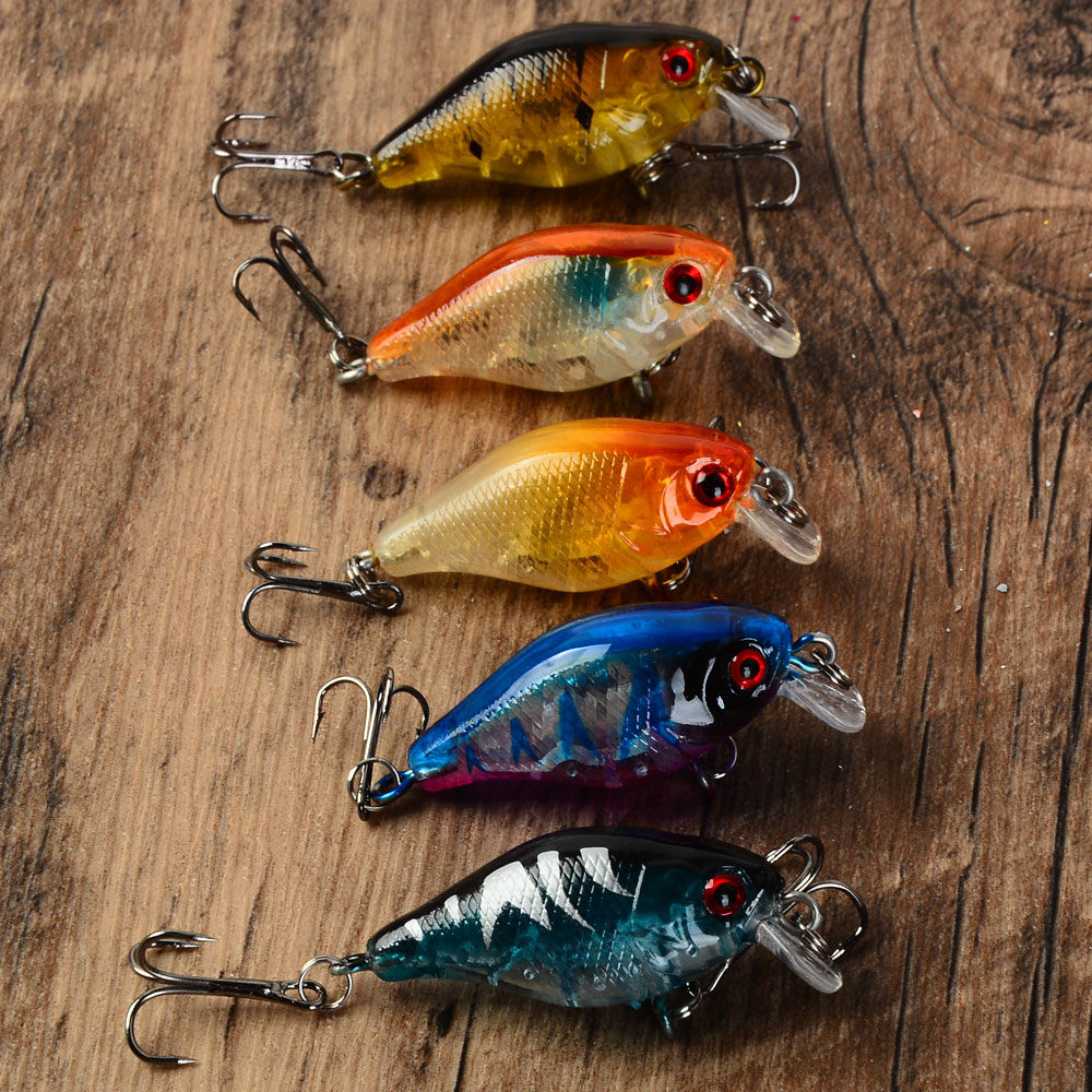 Fishing Hook Treble - 5 stücke Schwimmende Wobbler Köder Angeln