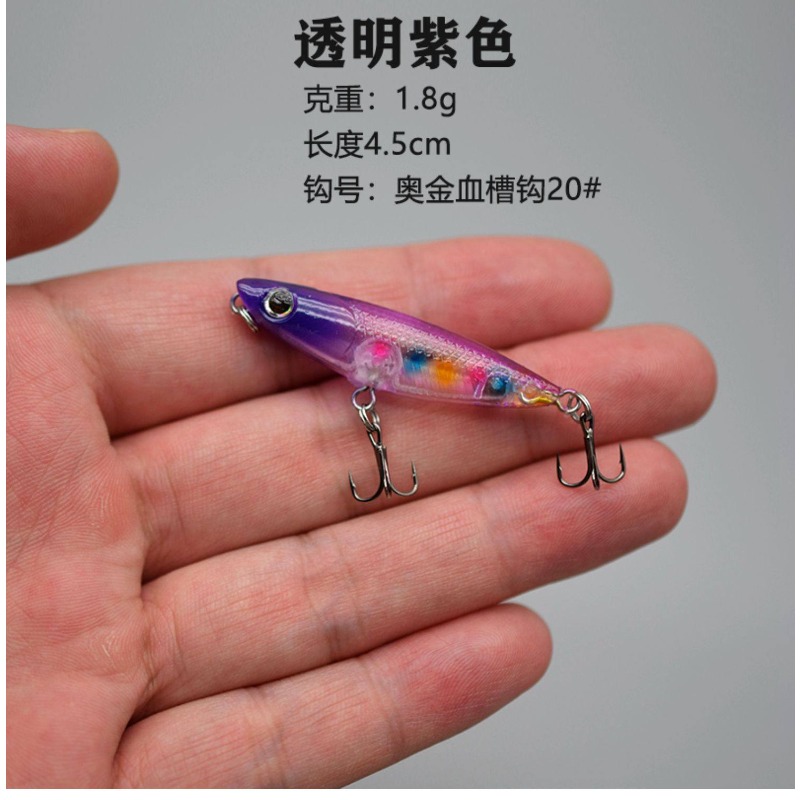 Fishing Hook Treble - 1Pcs Zickzack Hund Schwimm Topwater Bleistift