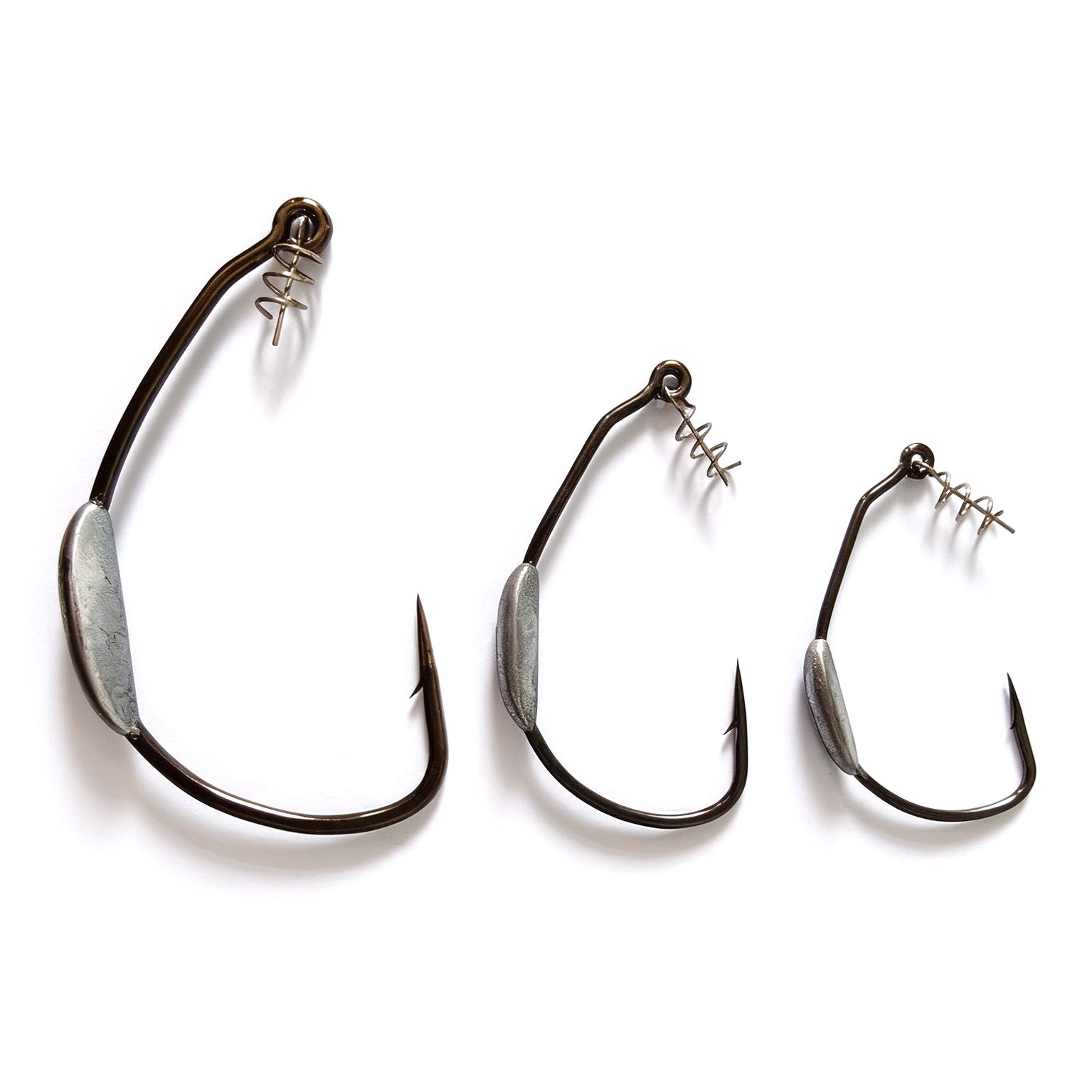 Fishing Hook Weedless - LUREGO 5 Stück Raptor Unknotenlose Gewichtete