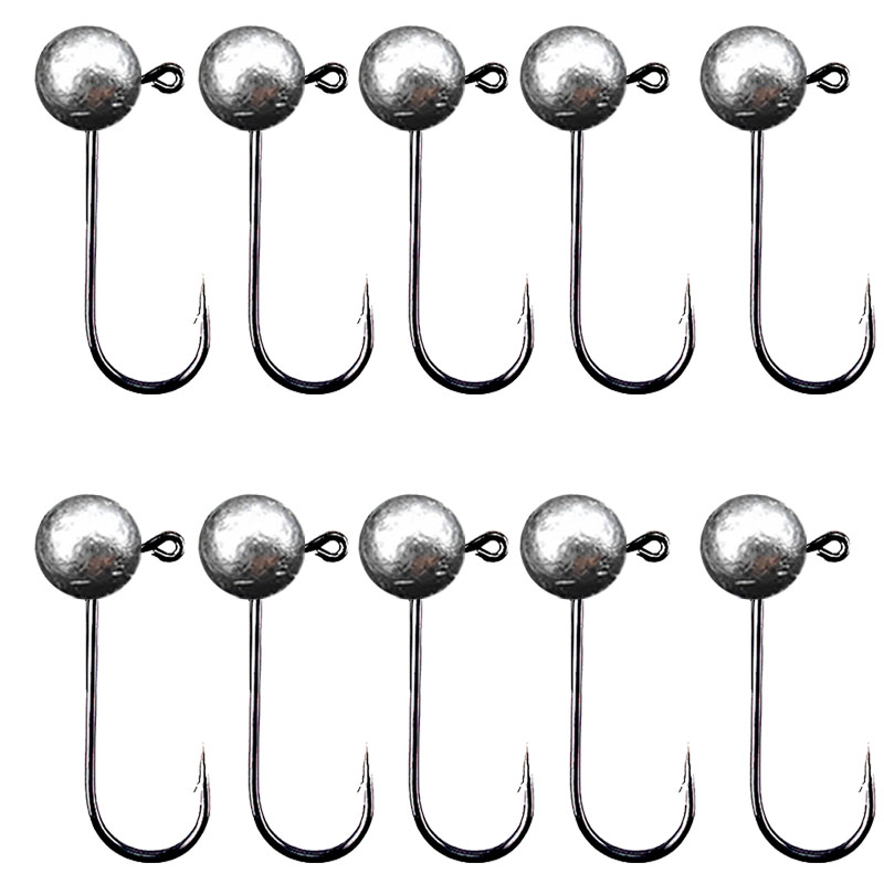 10 teile/los Jig Kopf Angelhak – Fishing Hook Offset Bewertung und Preis