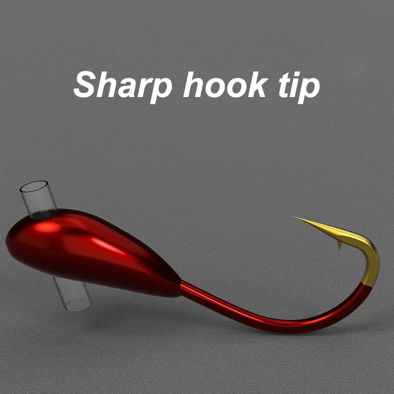 10/20PCS Winter Eis Angeln Hak – Fishing Hook Offset Bewertung und Preis