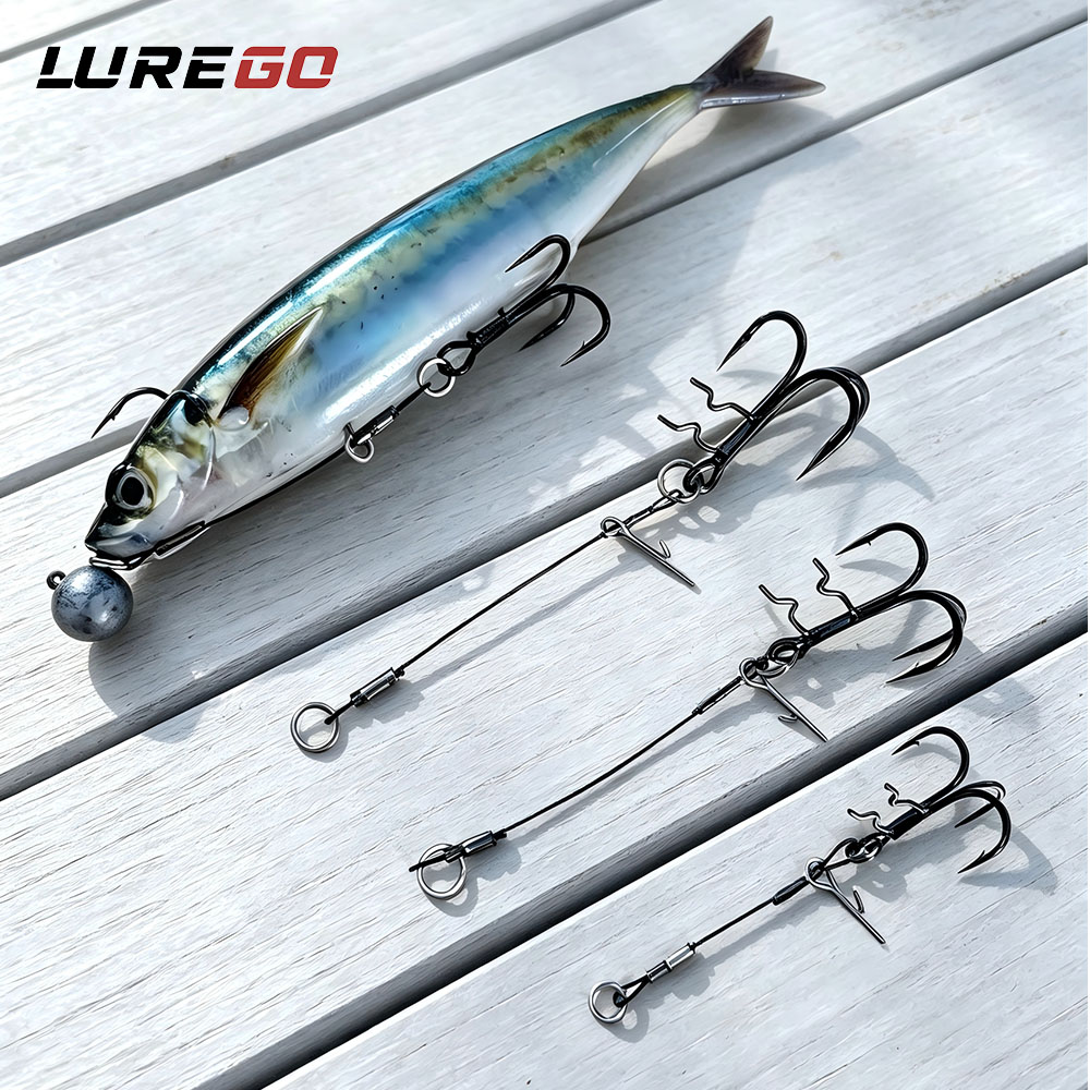 LUREGO 2 Stück Stinger Rig T-B – Fishing Hook Weedless Bewertung und Preis