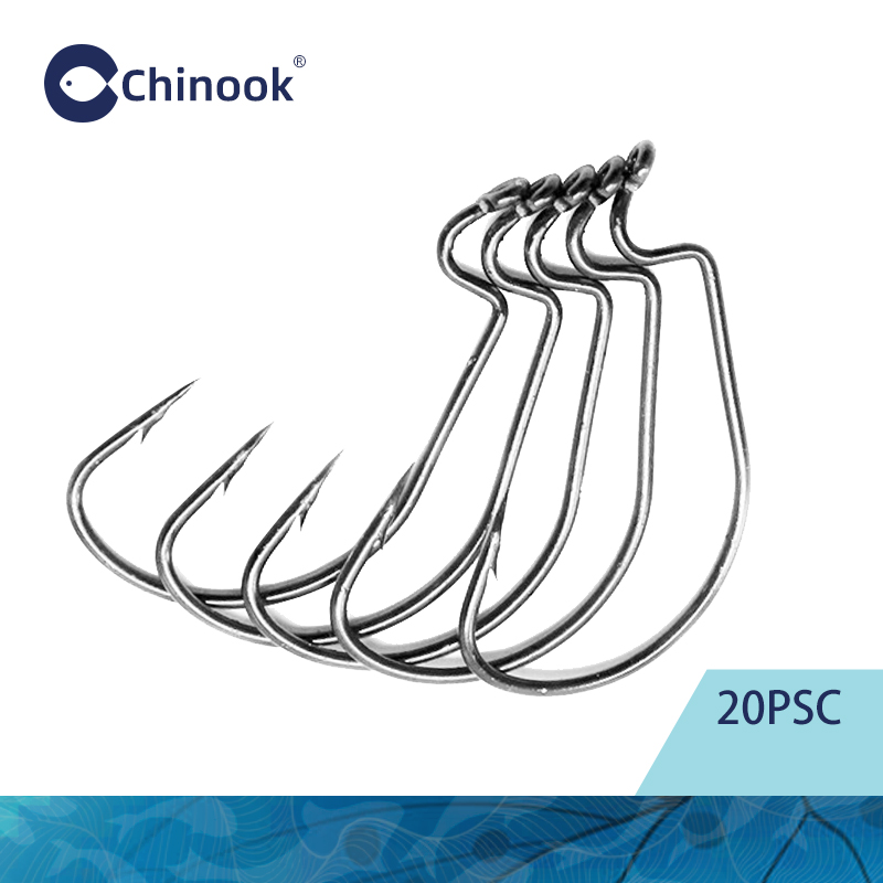 Chinook 20 Stück breiter texan – Fishing Hook Offset Bewertung und Preis
