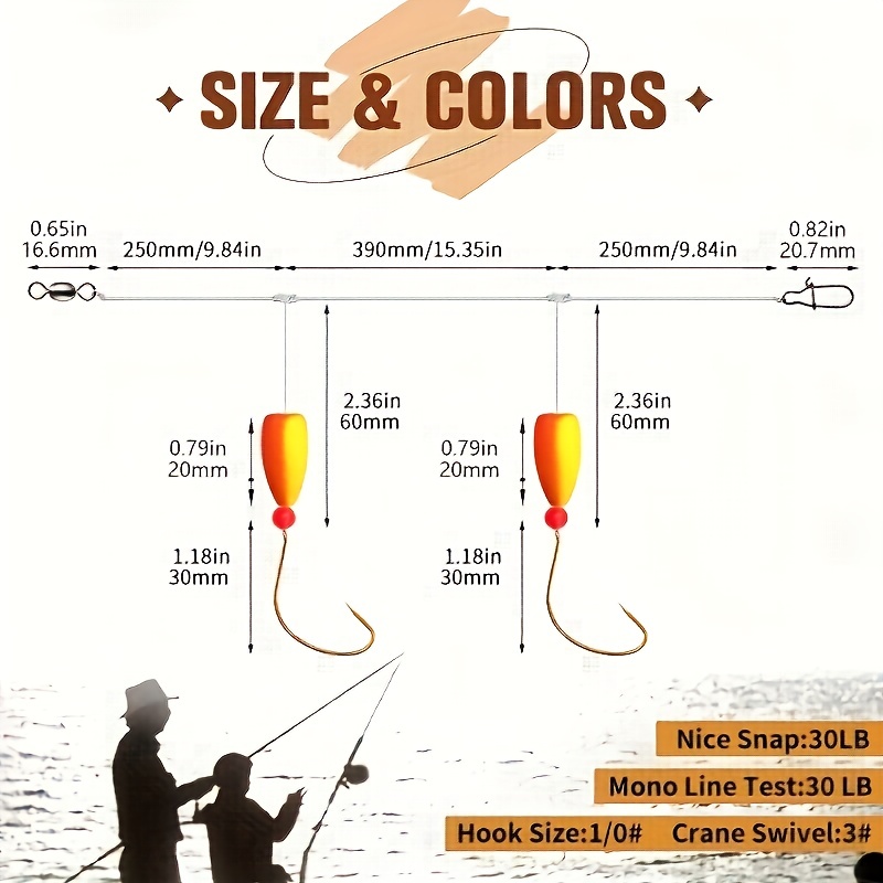 3 Stück Pompano Rigs Surf Fish – Fishing Hook Circle Bewertung und Preis