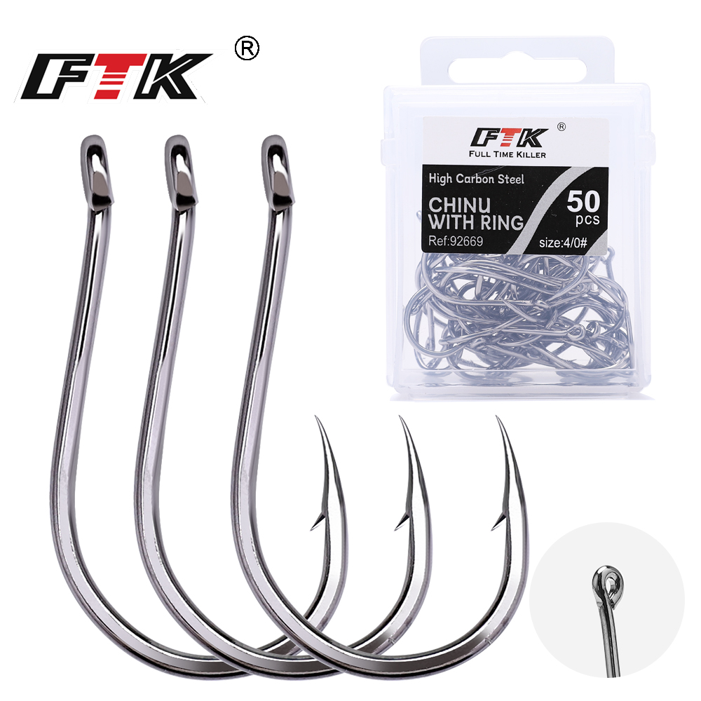 FTK CHINU Angelhaken mit Ring  – Fishing Hook Offset Bewertung und Preis