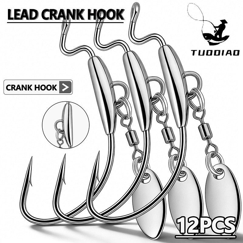 [TUODIAO] Kurbelhaken-Jigköpfe – Fishing Hook Weedless Bewertung und Preis