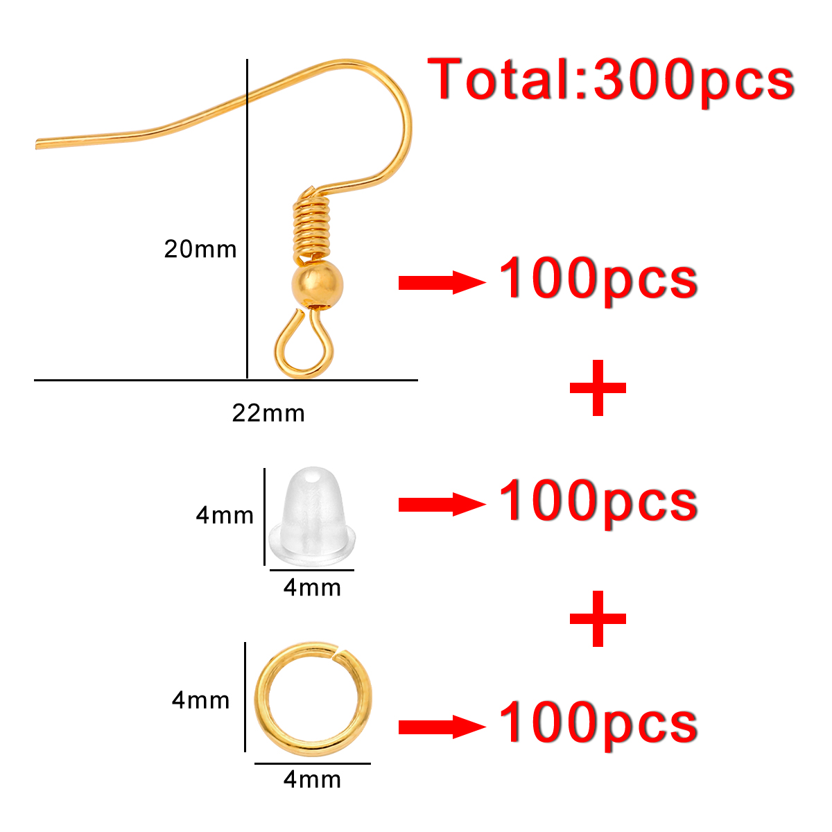 100-300 teile/los Hypoallergen – Fishing Hook Assortment Bewertung und Preis