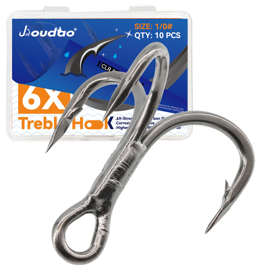 6X Angel-Drillinge, 10 Stück,  – Fishing Hook Offset Bewertung und Preis