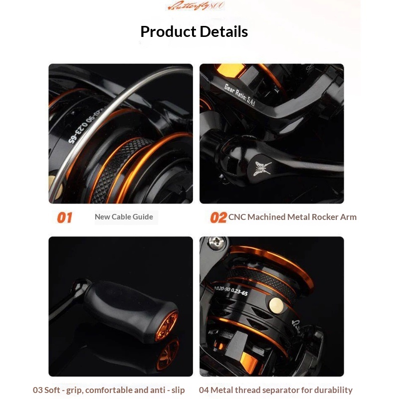 Butterfly Spinnrolle, Größe 80 – Abu Garcia Reel Revo Bewertung und Preis
