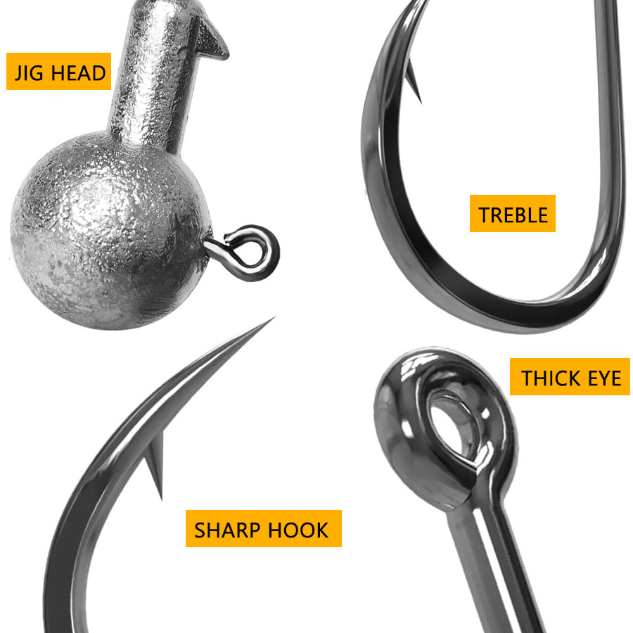 WODJYJ 1g 2g 3g 4g 5g 7g 8g 10 – Fishing Hook Offset Bewertung und Preis