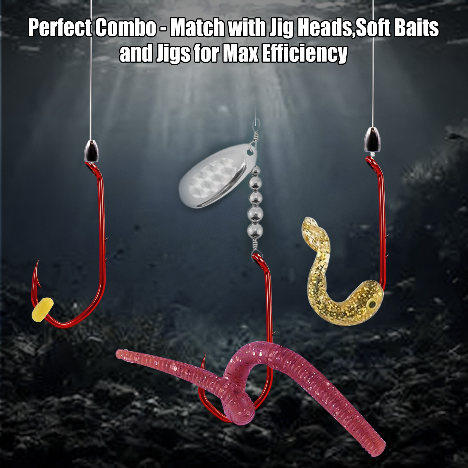 9KM Köderhalter-Haken 50-100 S – Fishing Hook Circle Bewertung und Preis